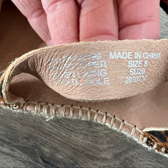 Madewell Malia Leopard Sandals NWOT - Picture 5 of 5